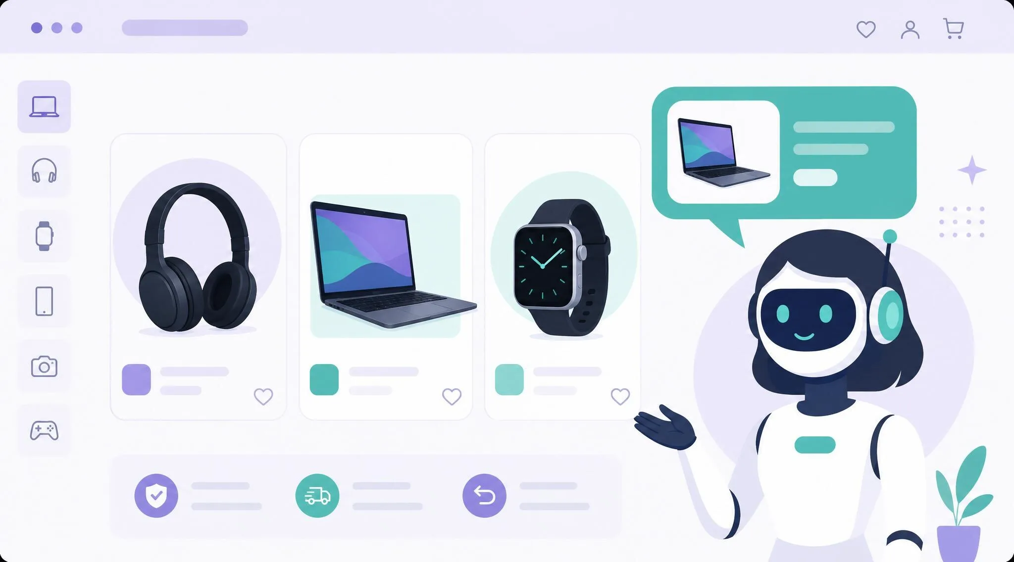 Wie ein KI-Chatbot in Elektronikshops Specs vergleicht und Teile per Foto findet