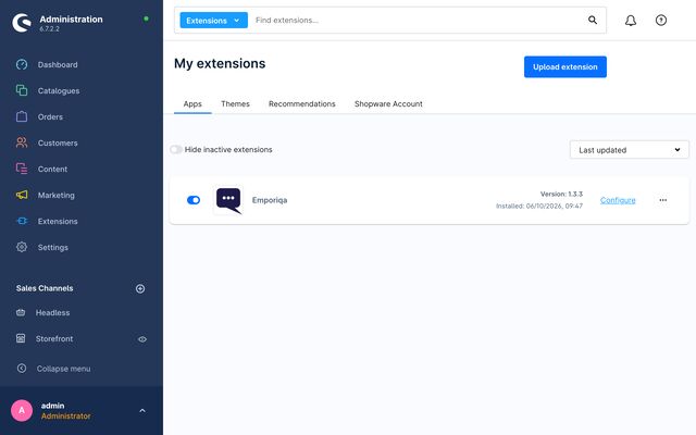 Shopware: Install the plugin with Composer